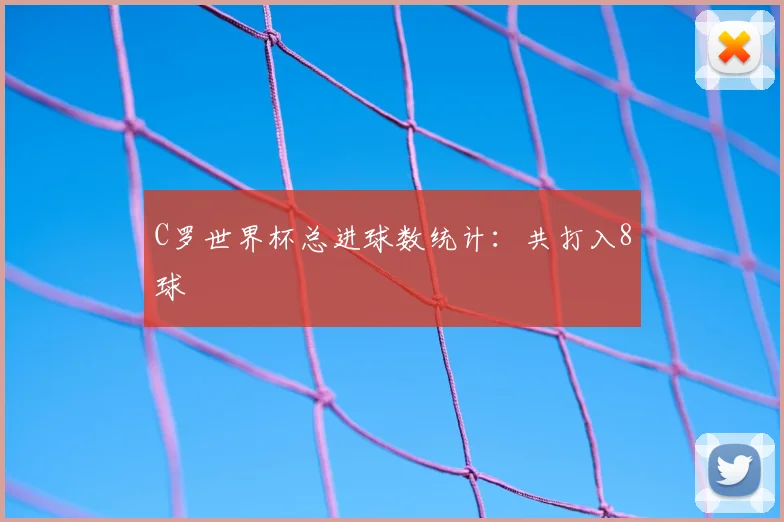 C罗世界杯总进球数统计：共打入8球